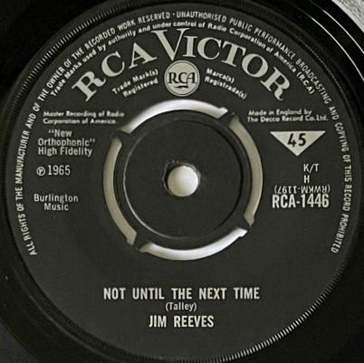 Jim Reeves - Not Until The Next Time