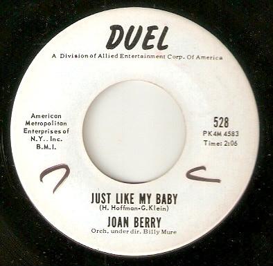 Joan Berry - Just Like My Baby / Humpty Dumpty
