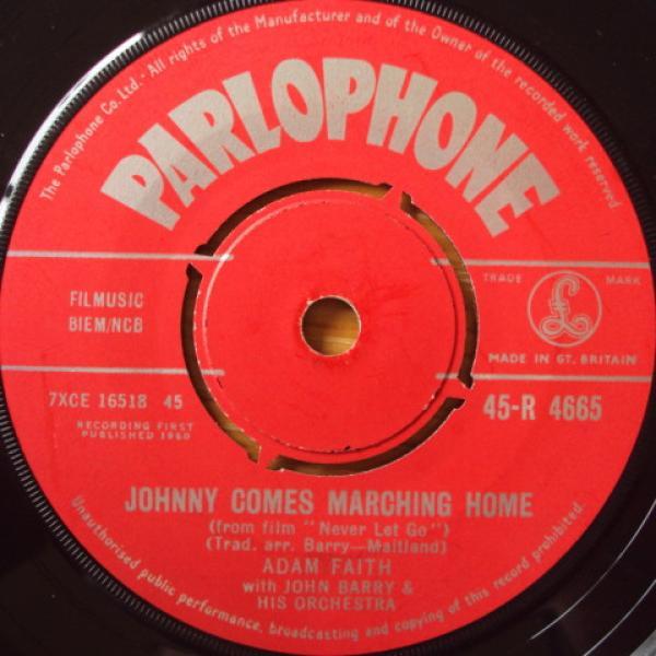 John Barry & His Orchestra, Adam Faith - Johnny Comes Marching Home