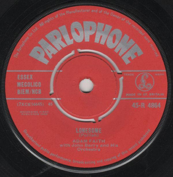 John Barry & His Orchestra, Adam Faith - Lonesome