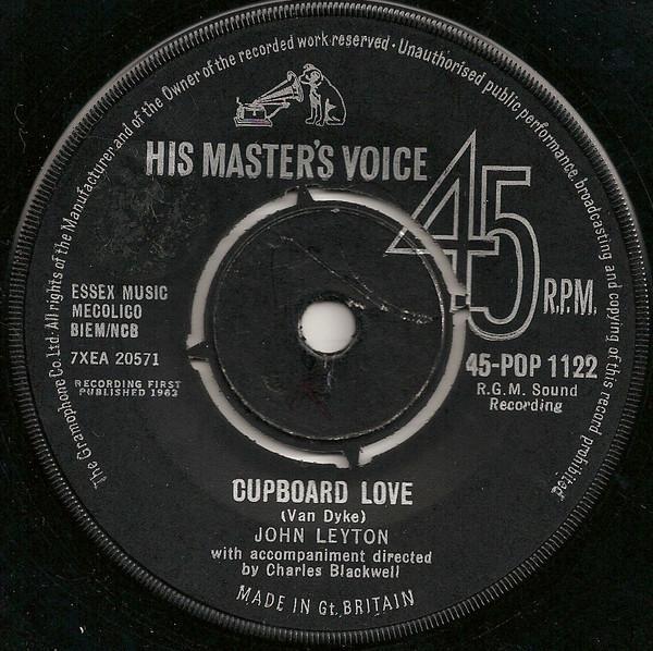 John Leyton - Cupboard Love