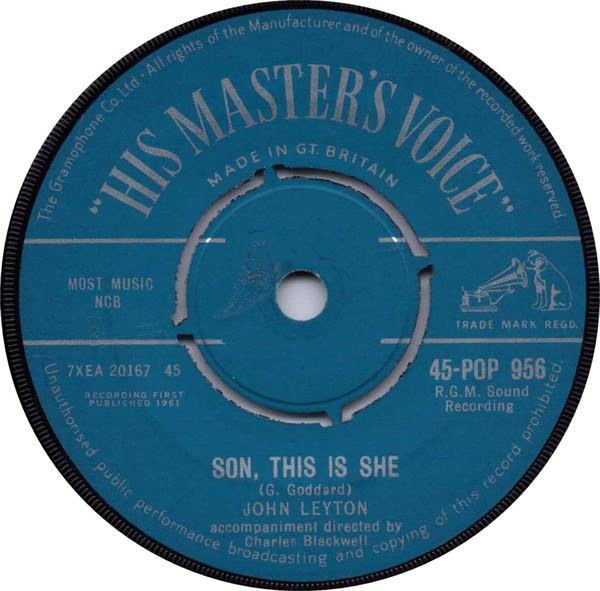 John Leyton - Son, This Is She