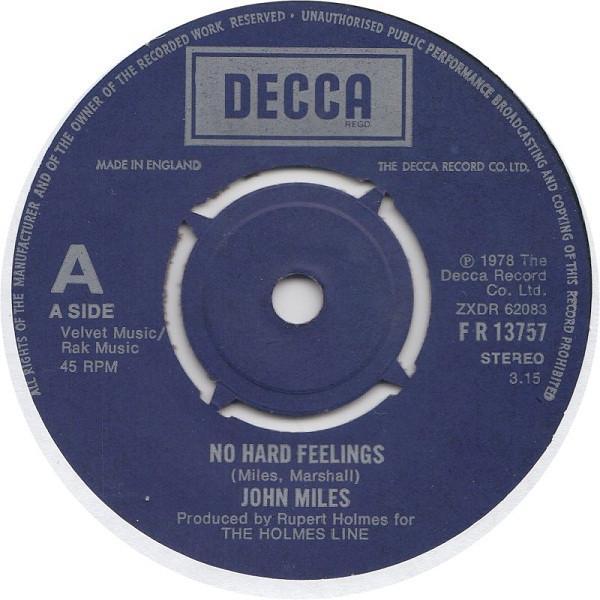 John Miles - No Hard Feelings