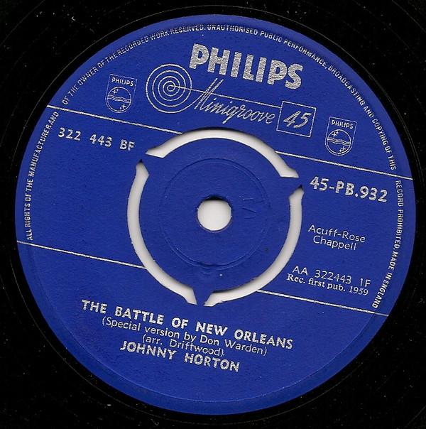 Johnny Horton - The Battle Of New Orleans / All For The Love Of A Girl