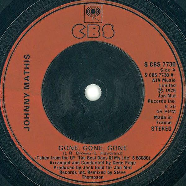 Johnny Mathis - Gone, Gone, Gone
