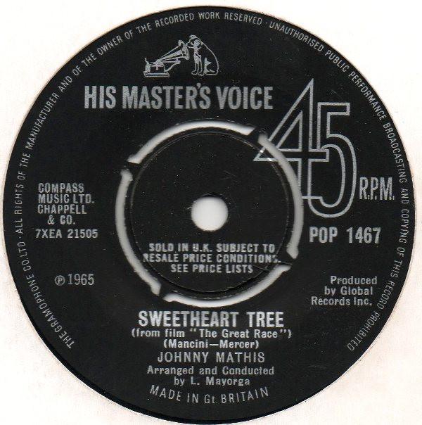Johnny Mathis - Sweetheart Tree
