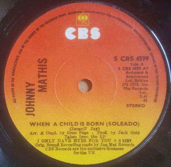 Johnny Mathis - When A Child Is Born (Soleado)