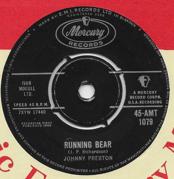 Johnny Preston - Running Bear / My Heart Knows