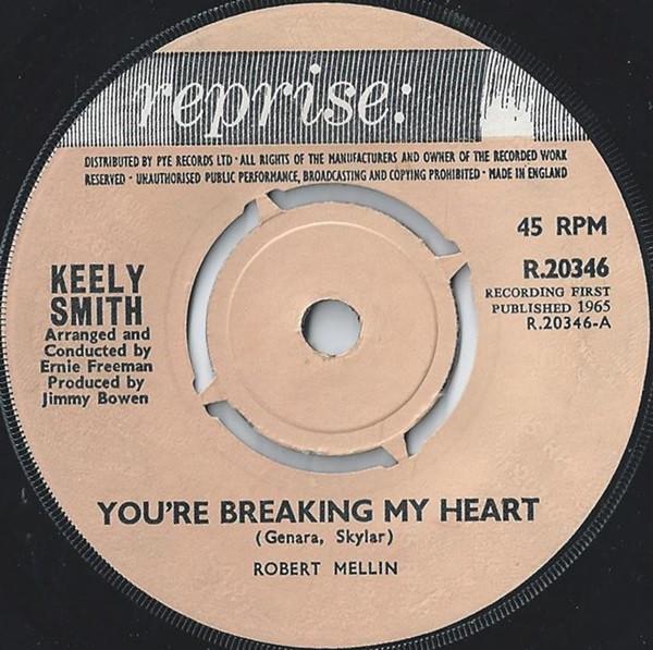 Keely Smith - You're Breaking My Heart