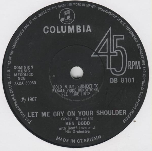 Ken Dodd - Let Me Cry On Your Shoulder