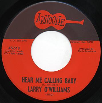 Larry Williams  - Hear Me Calling Baby / That's My Girl