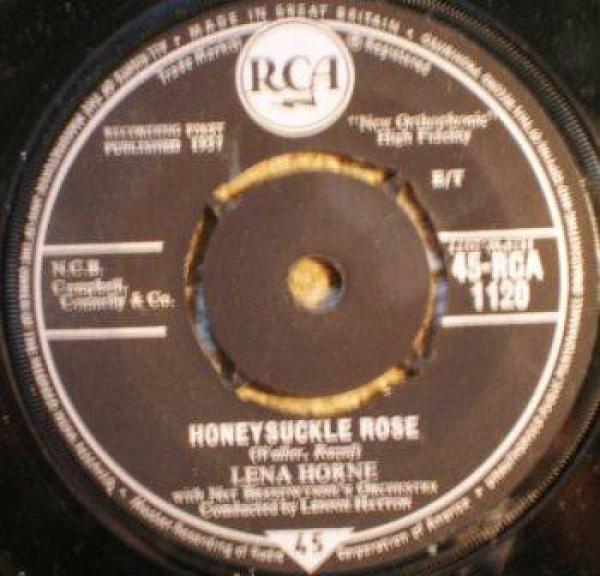 Lena Horne, Nat Brandwynne & His Orchestra - Honeysuckle Rose