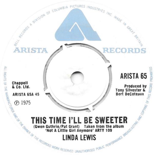 Linda Lewis - This Time I'll Be Sweeter