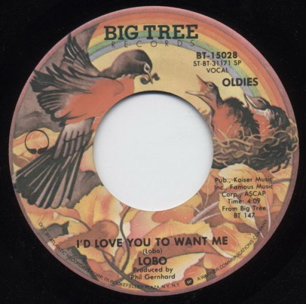 Lobo (3) - I'd Love You To Want Me / A Simple Man