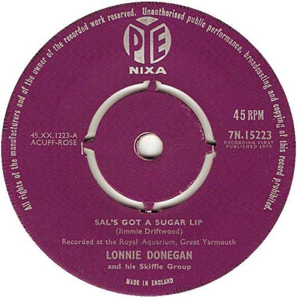 Lonnie Donegan's Skiffle Group, Lonnie Donegan - Sal's Got A Sugar Lip / Chesapeake Bay