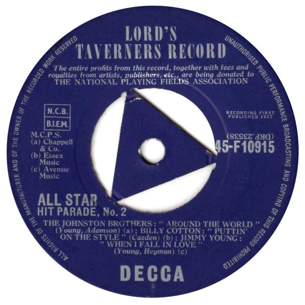  - Lord Taverners Record - All Star Hit Parade No. 2