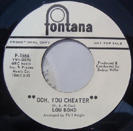 Lou Bond - Ooh, You Cheater