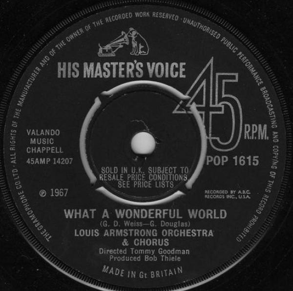 Louis Armstrong And His Orchestra, Louis Armstrong And His All-Stars - What A Wonderful World / Cabaret