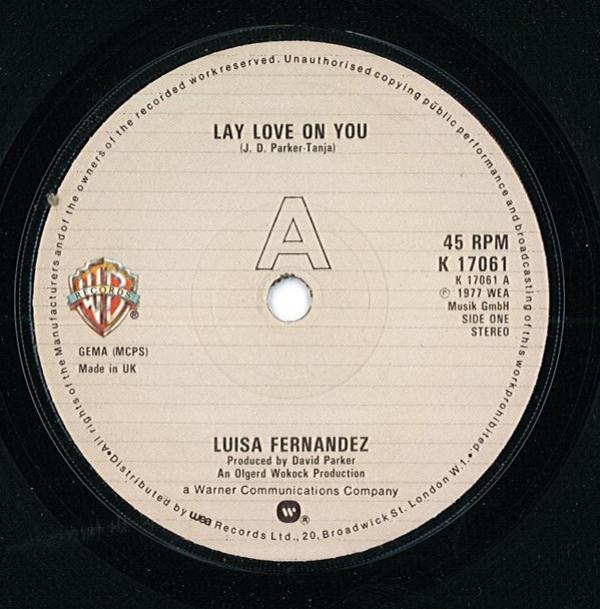 Luisa Fernandez - Lay Love On You
