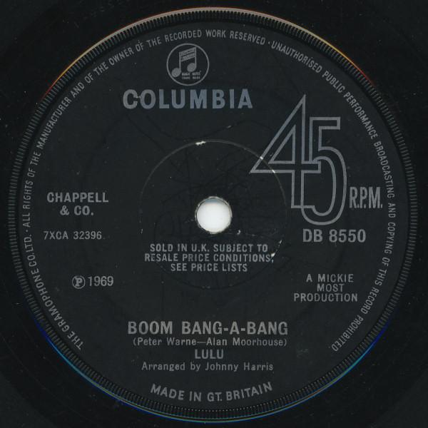Lulu - Boom Bang-A-Bang