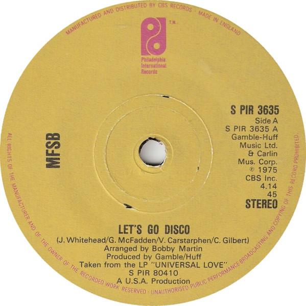 MFSB - Let's Go Disco