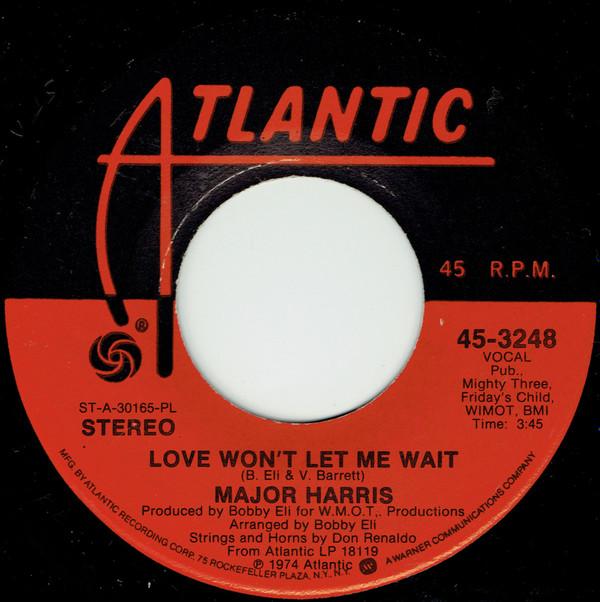 Major Harris - Love Won't Let Me Wait