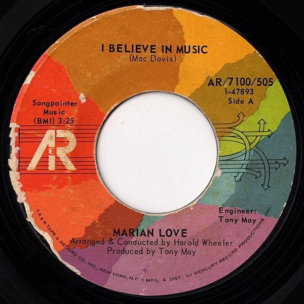 Marian Love - I Believe In Music / He's Not You