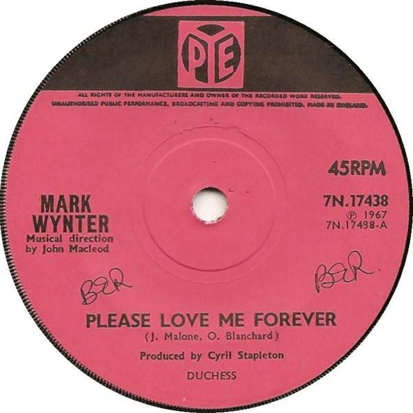 Mark Wynter - Please Love Me Forever