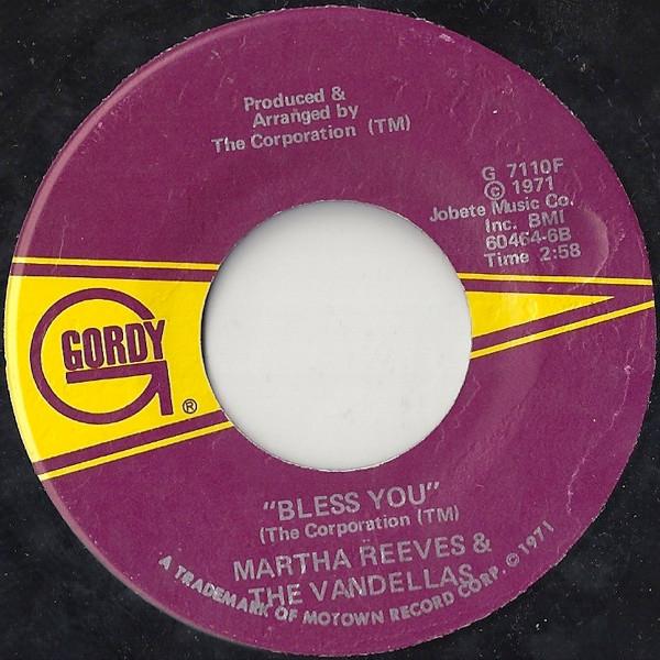 Martha Reeves & The Vandellas - Bless You