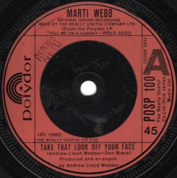 Marti Webb - Take That Look Off Your Face