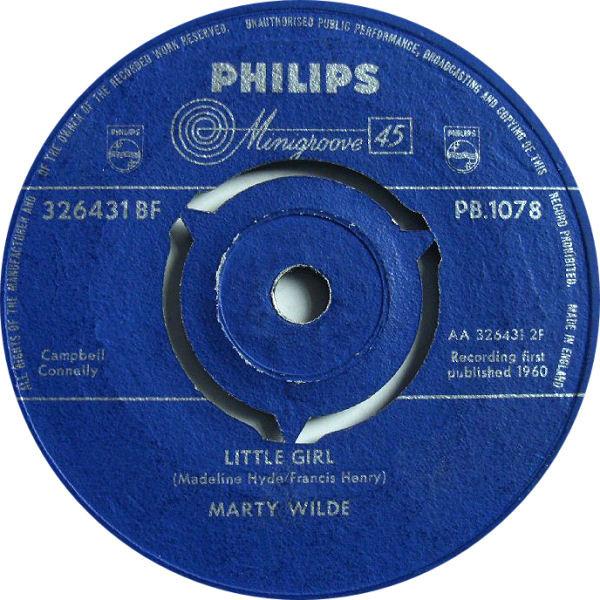 Marty Wilde - Little Girl / Your Seventeenth Spring