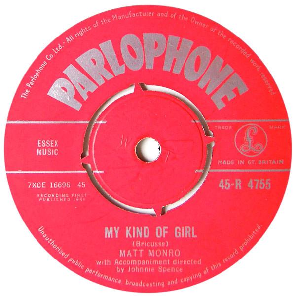Matt Monro - My Kind Of Girl