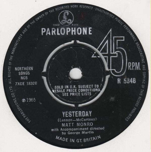 Matt Monro - Yesterday
