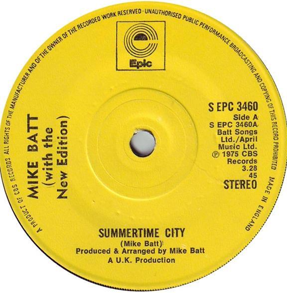 Mike Batt, The New Edition - Summertime City