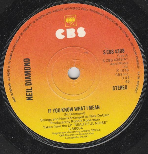 Neil Diamond - If You Know What I Mean