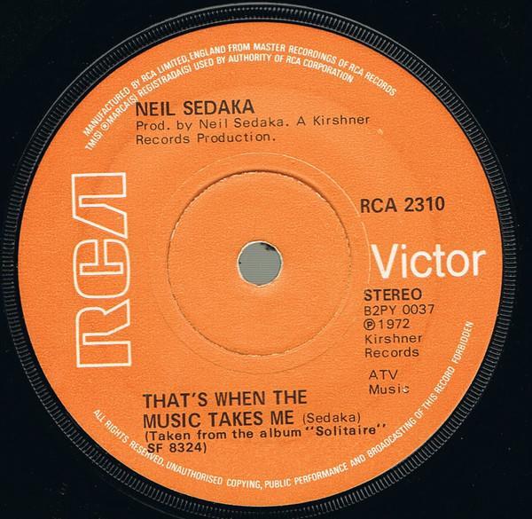 Neil Sedaka - That's When The Music Takes Me