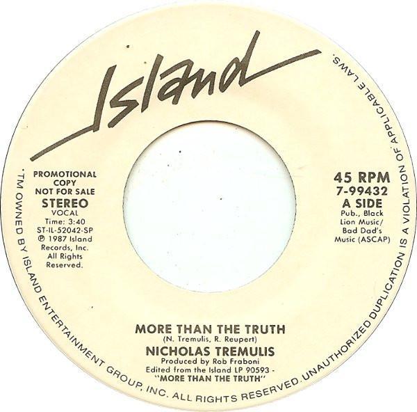 Nicholas Tremulis - More Than The Truth