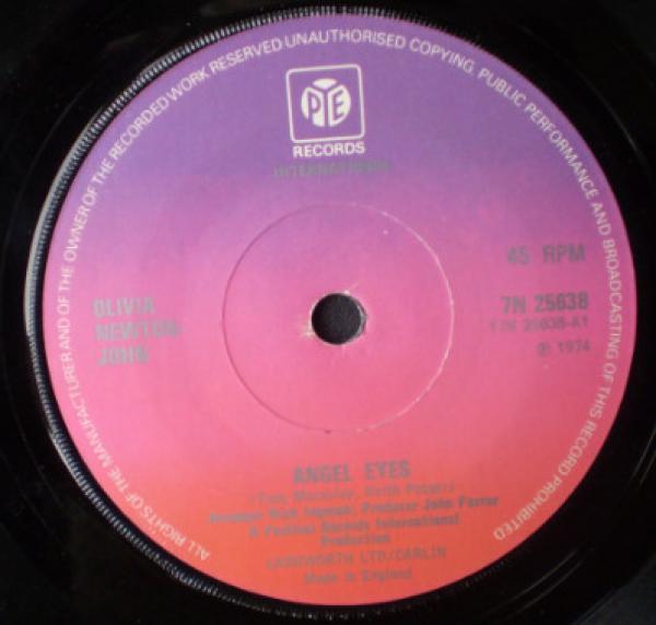 Olivia Newton-John - Angel Eyes / Long Live Love