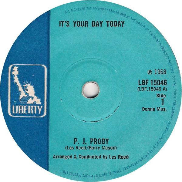 P.J. Proby - It's Your Day Today