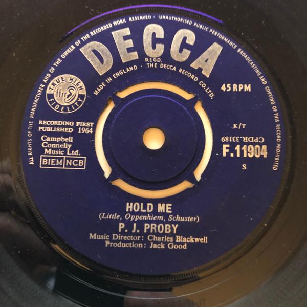 P.J. Proby - Hold Me