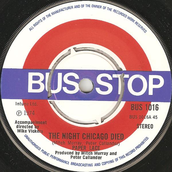 Paper Lace - The Night Chicago Died