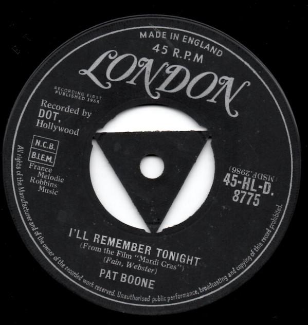 Pat Boone - I'll Remember Tonight