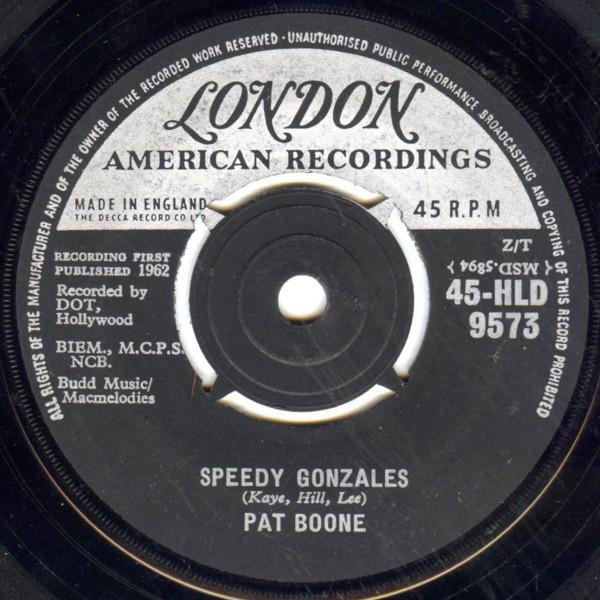 Pat Boone - Speedy Gonzales