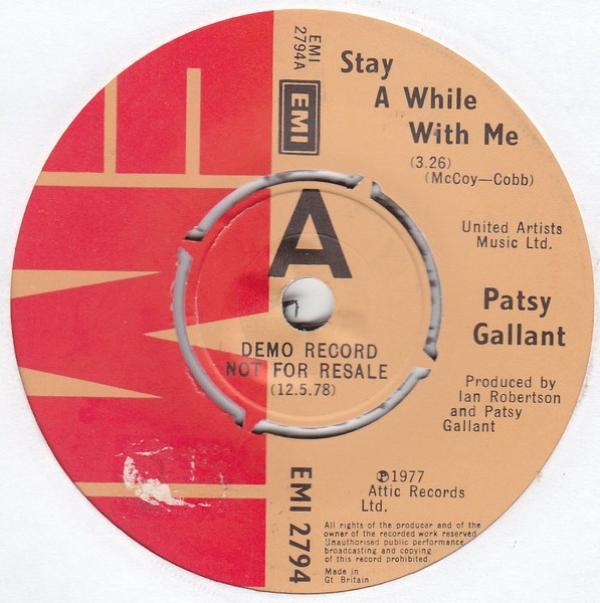 Patsy Gallant - Stay A While With Me