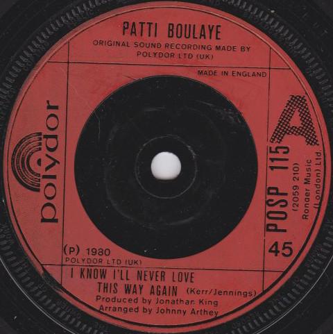 Patti Boulaye - I Know I'll Never Love This Way Again