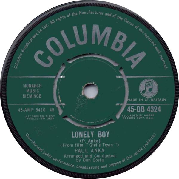 Paul Anka - Lonely Boy