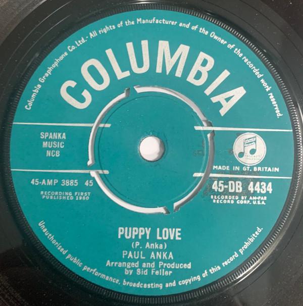 Paul Anka - Puppy Love / Adam And Eve