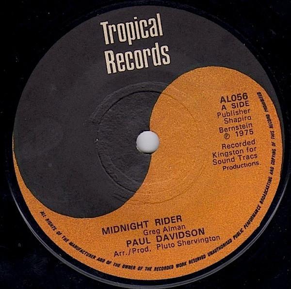 Paul Davidson, The Organization  - Midnight Rider / Organized Version