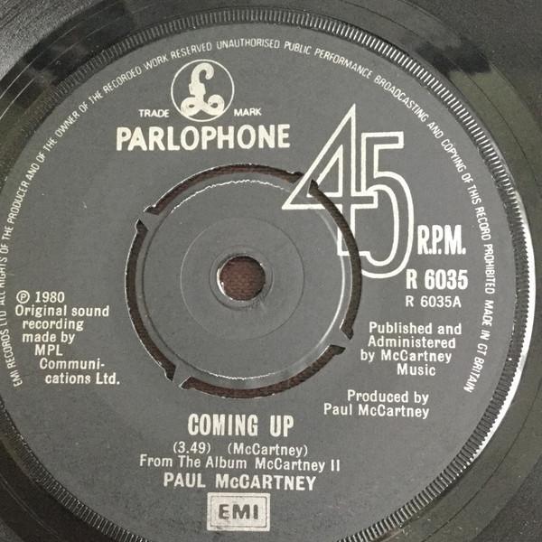 Paul McCartney - Coming Up