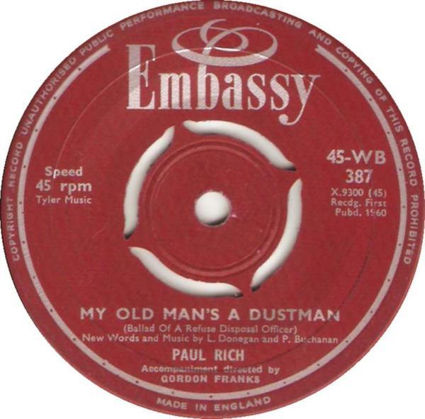 Paul Rich - My Old Man's A Dustman